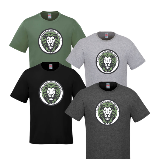 HENRY MUNRO PARKOUR COTTON TSHIRT WITH FULL FRONT HEAT PRESS LOGO YOUTH AND MEN