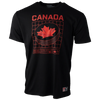 BAUER TEAM CANADA SHORT SLEEVES TEE PUCK HC BLACK YOUTH