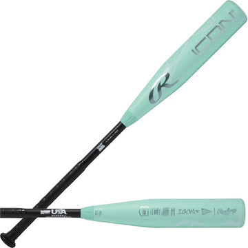 Baseball Bat Icon -12 (2 5/8" Barrel) USA | Rawlings Youth