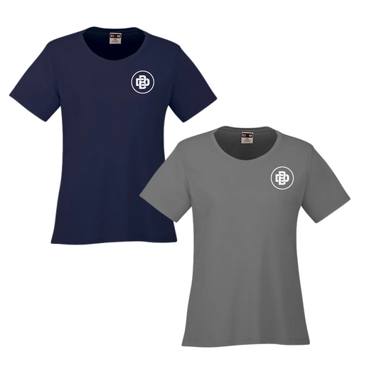BEATRICE-DESLOGES TSHIRT DRYFIT À MANCHES COURTES FEMME AVEC LOGO IMPRIMÉ SUR POITRINE GAUCHE
