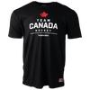 BAUER TEAM CANADA SHORT SLEEVES TEE STACKED BLACK ADULT