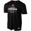 BAUER TEAM CANADA SHORT SLEEVES TEE STACKED BLACK ADULT