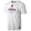 BAUER TEAM CANADA SHORT SLEEVES TEE STACKED WHITE ADULT
