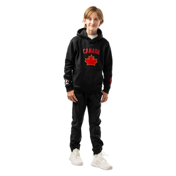 BAUER TEAM CANADA HOODIE ULTIMATE BLACK YOUTH
