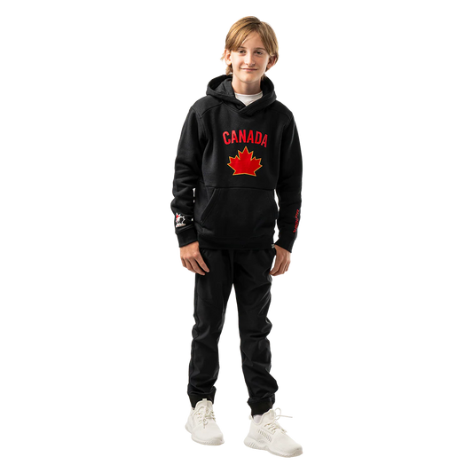 BAUER TEAM CANADA HOODIE ULTIMATE BLACK YOUTH